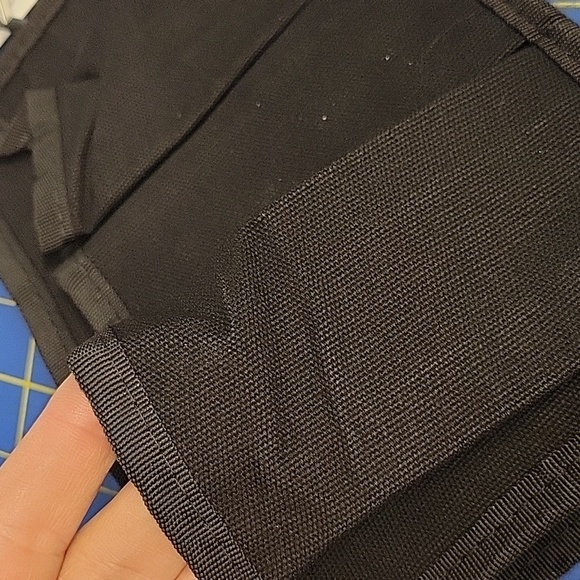 Camping Umbrella Black Arm Chair Holder Bag Snap on Set of 2 - Picture 5 of 5